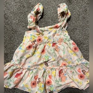 Toddler girl Disney Princess Tiana, Belle, Ariel swiss dot dress